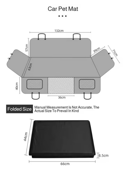 Petloria™ Hard Bottom Dog Car Seat Cover